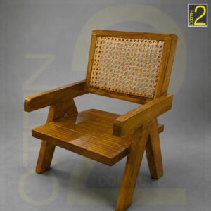 Rattan chair prop in Pune used for wedding decor, pre-wedding photoshoot, and boho themed event setup