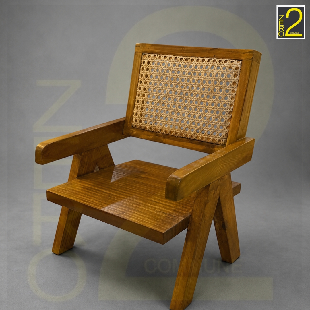 Elegant rattan chair prop adding a natural boho vibe to weddings, photoshoots, and luxury event setups in Pune.