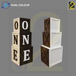 Dual Colour Apple Boxes reversible posing prop for newborn photography