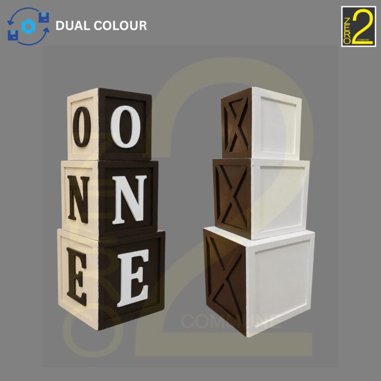 Dual Colour Apple Boxes reversible posing prop for newborn photography