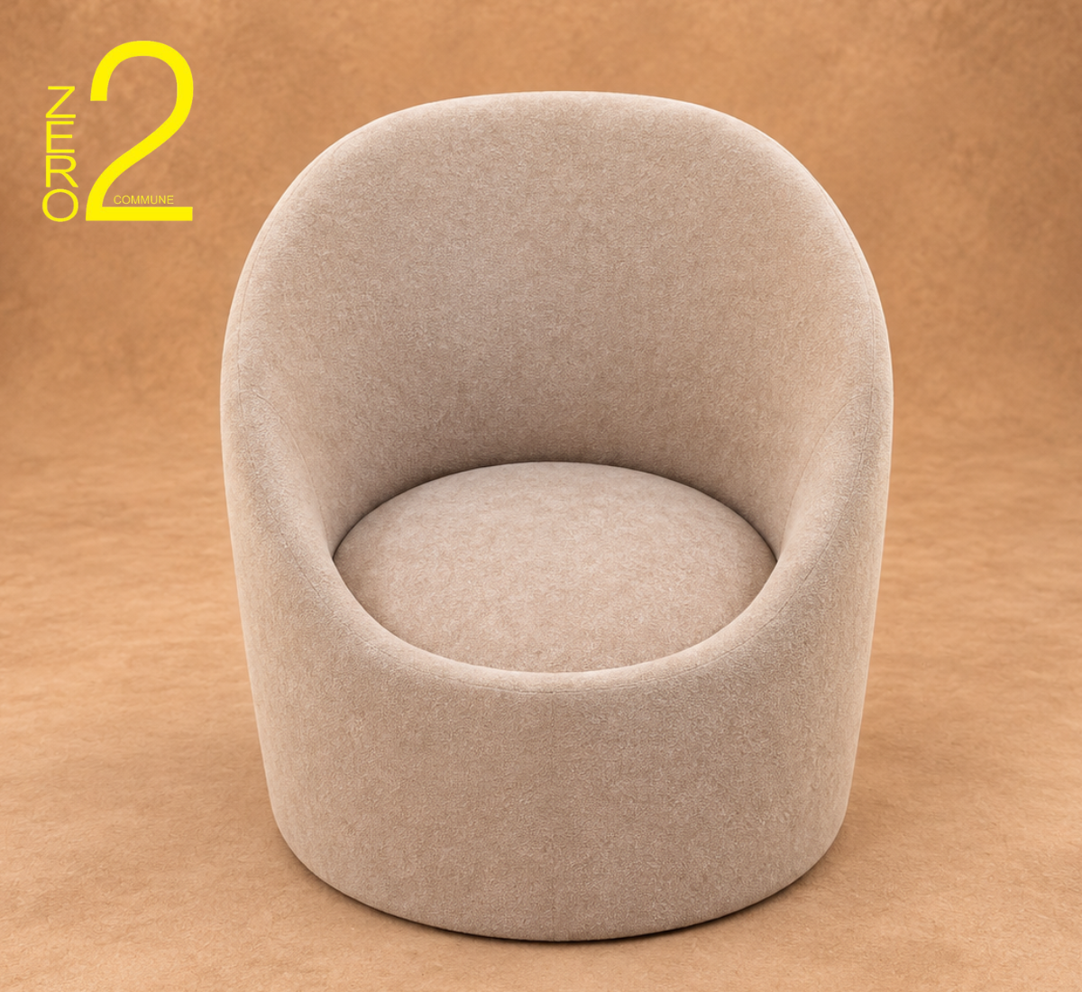 Cream newborn pod photography prop for baby photoshoot